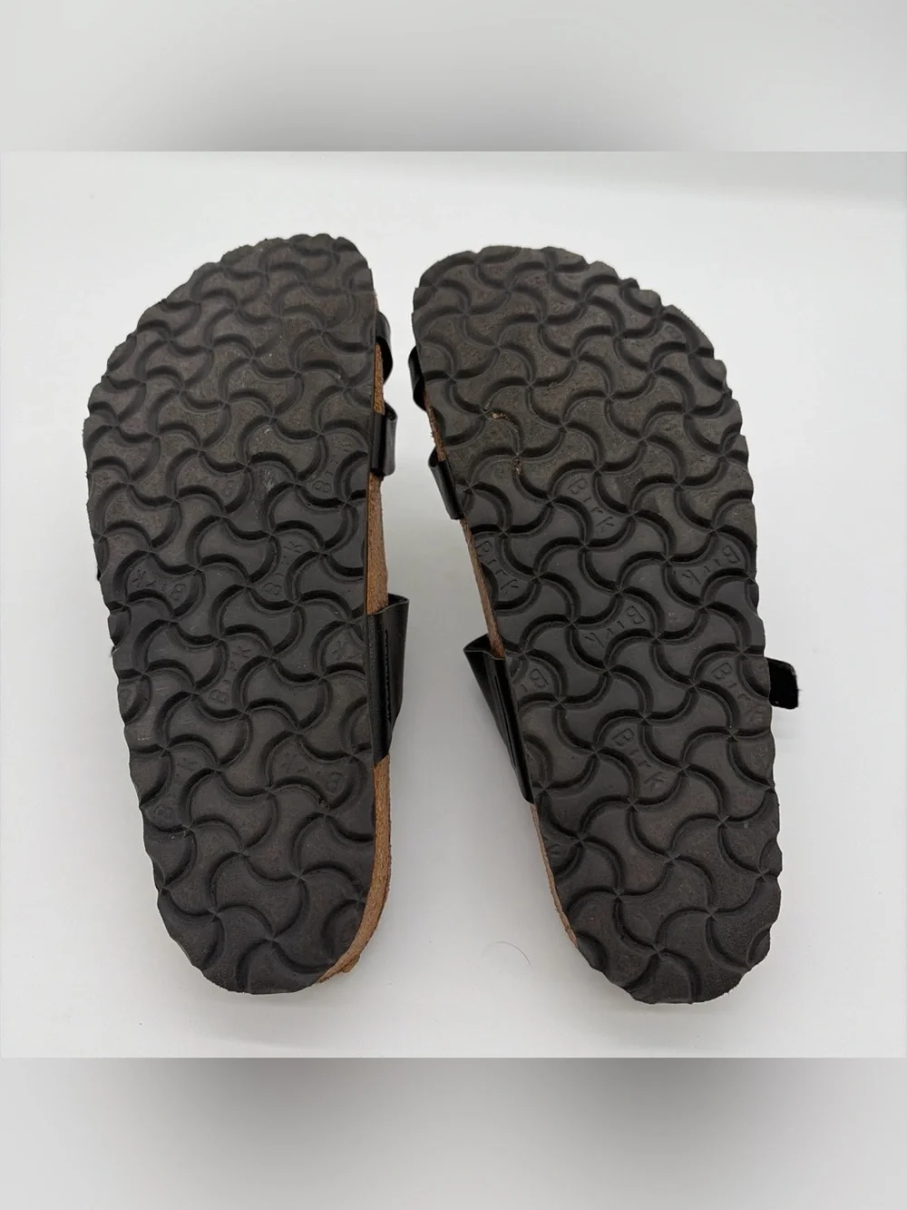 BIRKENSTOCK Mayari Leather Black Birks Sandals Size 38 Summer Casual Comfortable - Picture 5 of 7